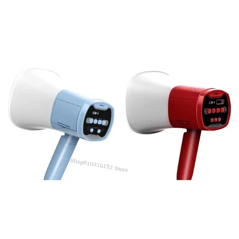 مقبض قابل للطي لتوفير المساحة، مضخم صوت محمول لتعزيز البيع، مكبر صوت محمول للتشجيع