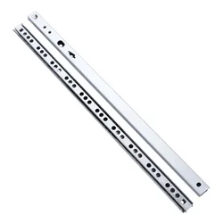 17mm Wide Mini Drawer Slides Two-way Pull-out Slide Rail Track Rail 1 Pair Drawer Runners Furniture Hardware Guide Rail Slide
