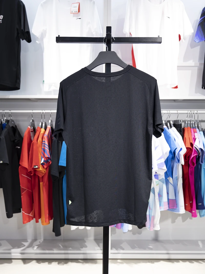  Men's Running Series T-Shirt 2024 Summer New Reflective Quick Dry Breathable round Neck Short Sleeve ATSU191 Sportswear