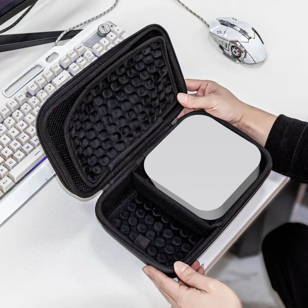

EVA Storage Bag Portable Hard Protective Box Shockproof Waterproof Accessories Organizer for Mac Mini M4/M4 Pro 2024