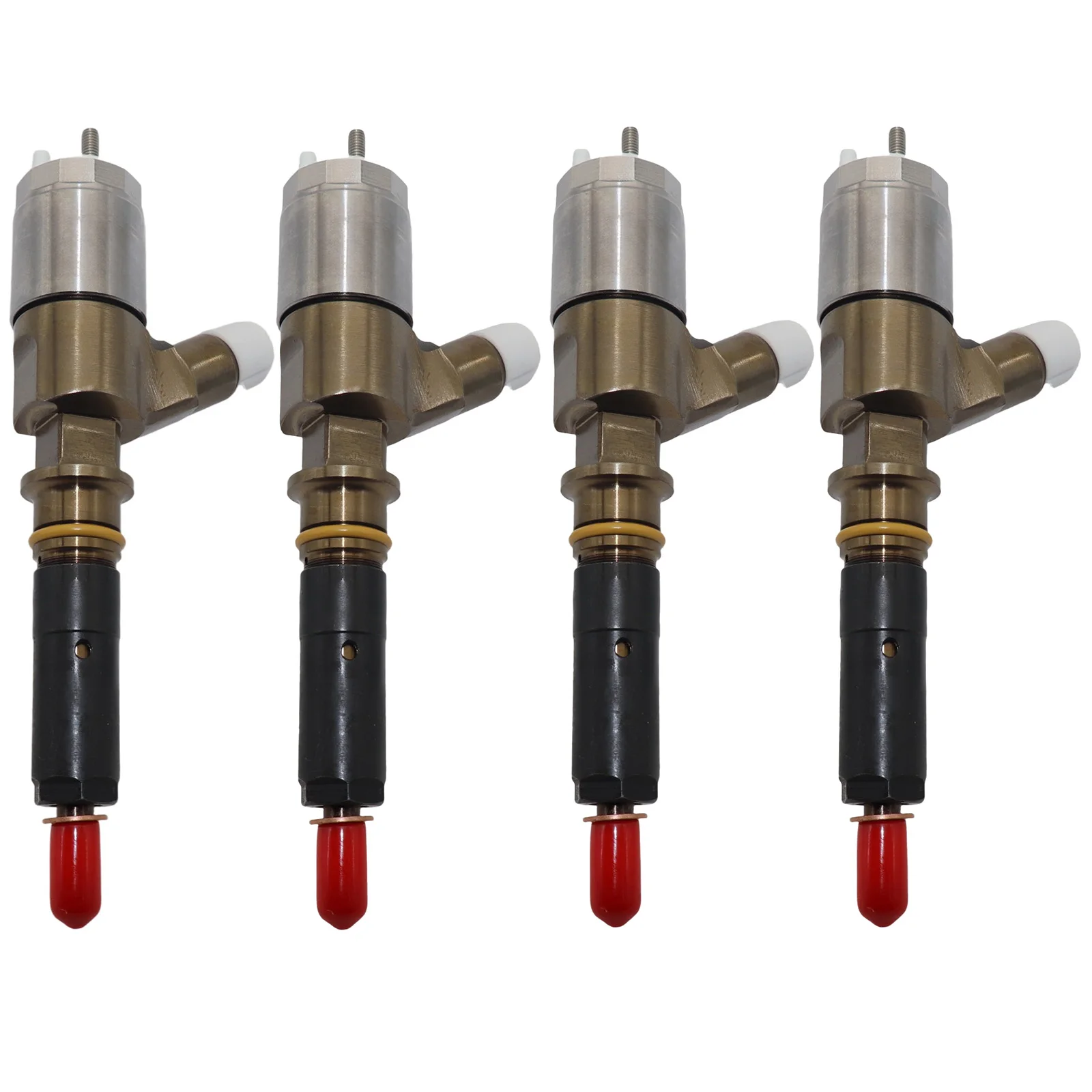 4PCS Fuel Injector 3264700 For Caterpillar 320D 325DL Excavator C6.4