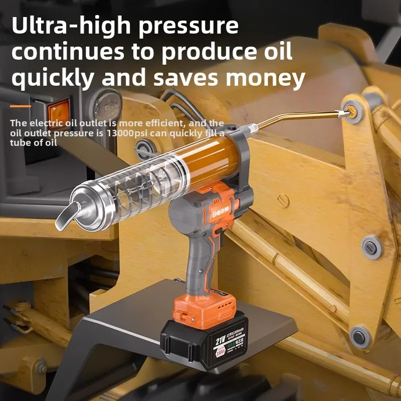 110 V/220 V Nieuwe Hogedruk Elektrische Vetspuit Oplaadbare Batterij voor Graafmachine Caterpillar Olie Injector AF