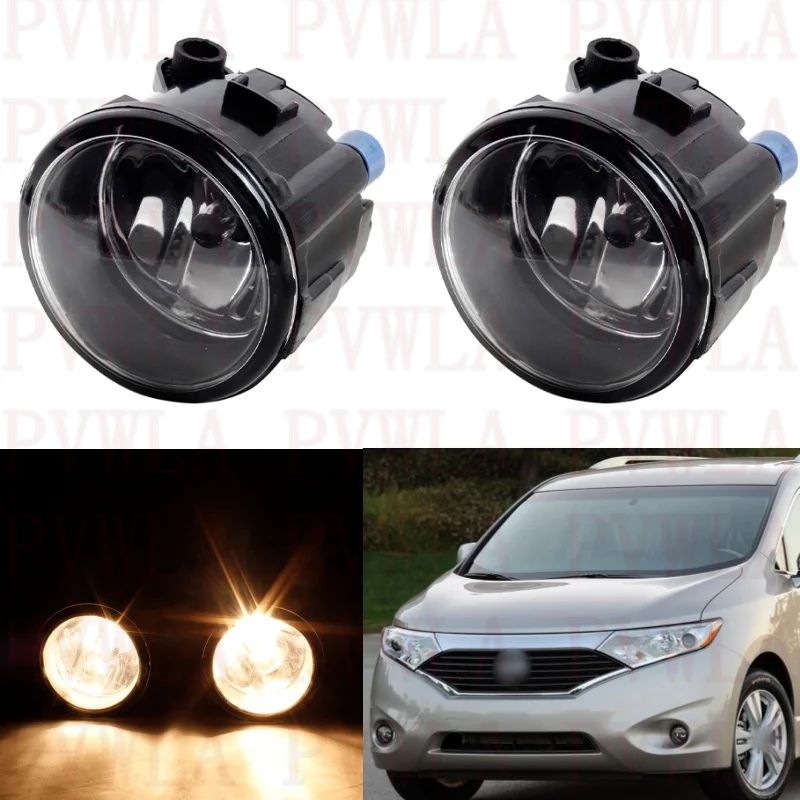 

Front Bunper Fog Lamp Lights With Halogen Bulbs 261508990B For Nissan Quest 2011 2012 2013 2014