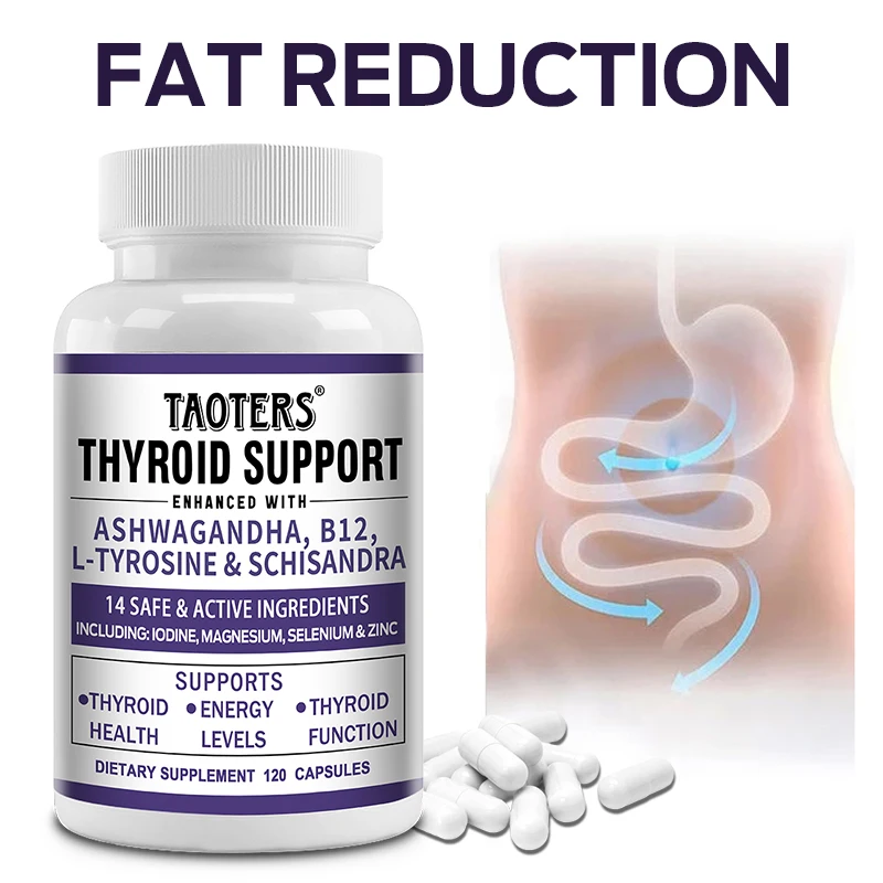 Thyroid Hormone Contains Vitamin B12 Complex, Zinc, Selenium, and Ashwagandha To Support Thyroid Energyand Thyroid Health Levels