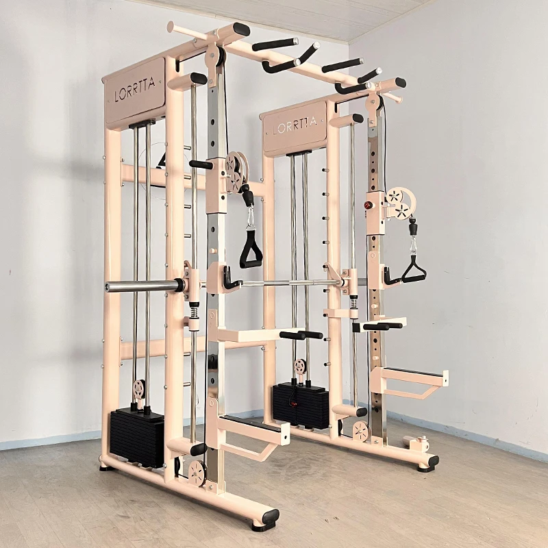 

Multi-Functional Steel Smith Squat Rack Elliptical Tube Body Building Exercise Fitness Machine For Commercial Strength Training