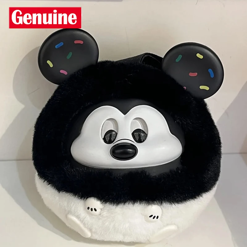 Original Miniso Disney Mickey Fun Collision Series Blind Box Vinyl Plüsch Puppe Tasche Anhänger Ornament Mystery Box Überraschungsgeschenk