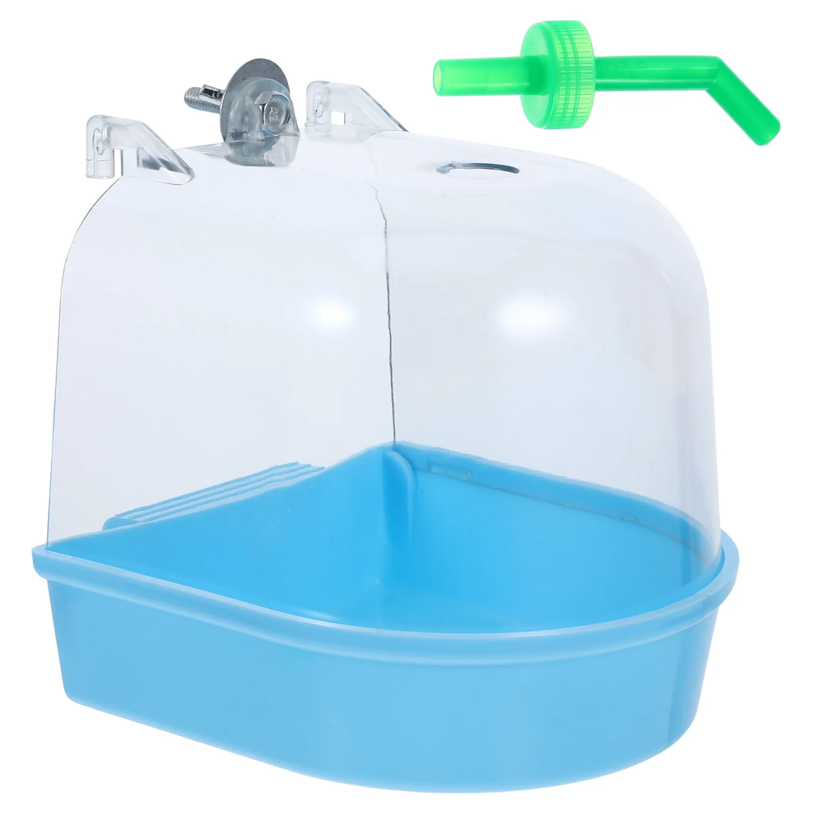 

Bird Bath Parakeet Tub Bathtub for Cage Reusable Hanging Parrot Parrots Bathing