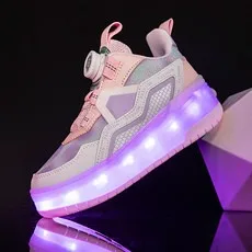 

Children's walking shoes, roller shoes, outdoor double-wheel LED light shoes, children's gifts kids sneakers