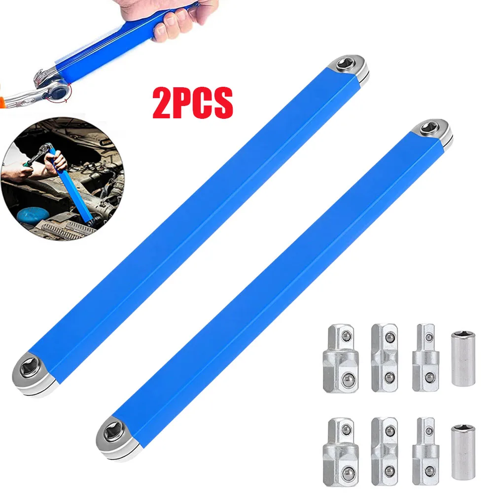 

Профессиональный удлинительный ключ с нулевым смещением, 2 шт., инструмент для плотного пространства, 1/2 дюйма. 1/4 дюйма 3/8 дюйма. Набор инструментов для домашнего ремонта автомобилей