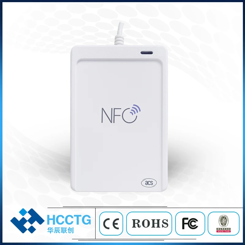 

USB CCID ISO14443 Type A & B ISO15693 ISO18092 PC/SC 13.56Mhz RFID NFC Contactless Smart Card Reader Writer ACR1552U-M1