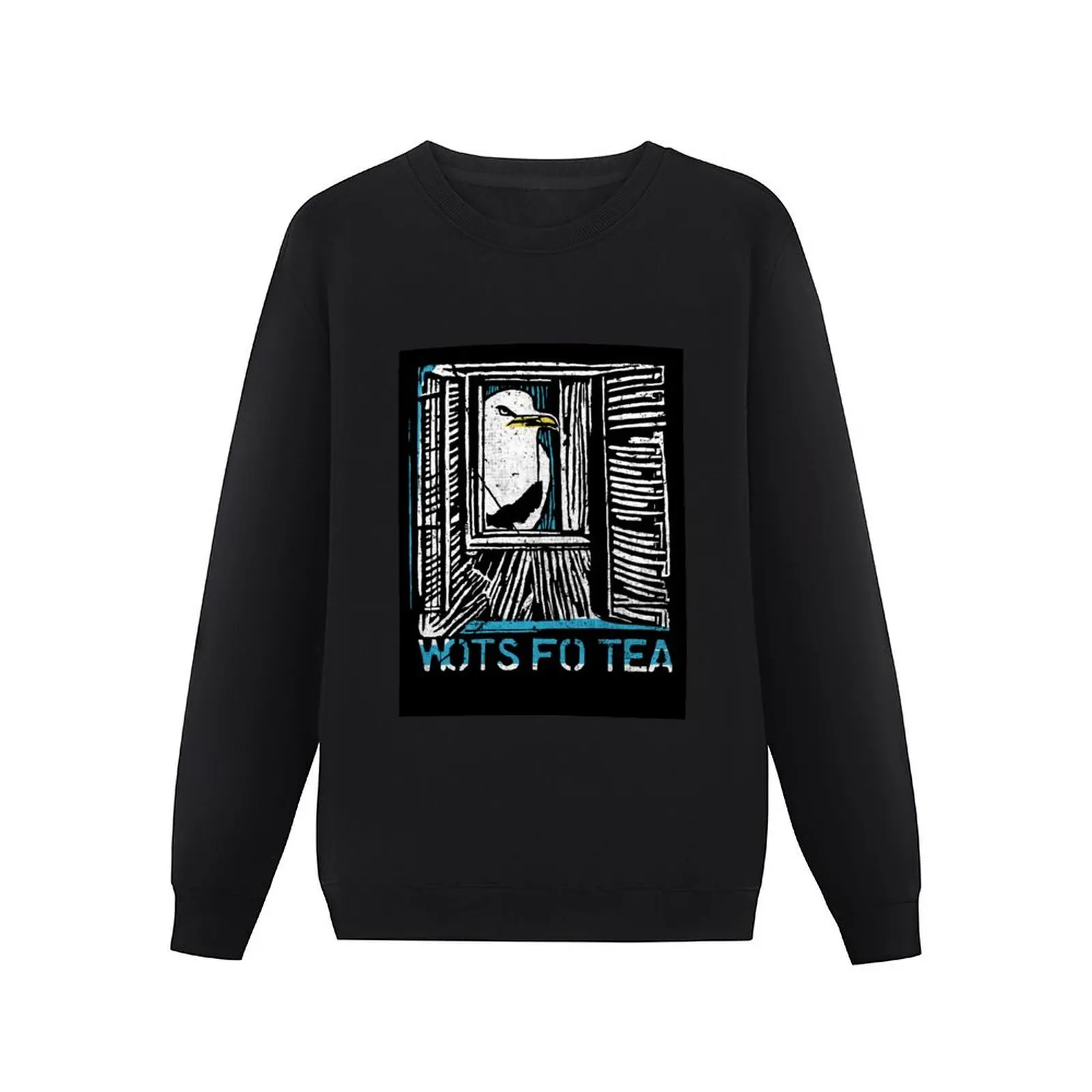 Wots Fo Tea Pullover Hoodie winter clothes mens designer clothes sweatshirt male