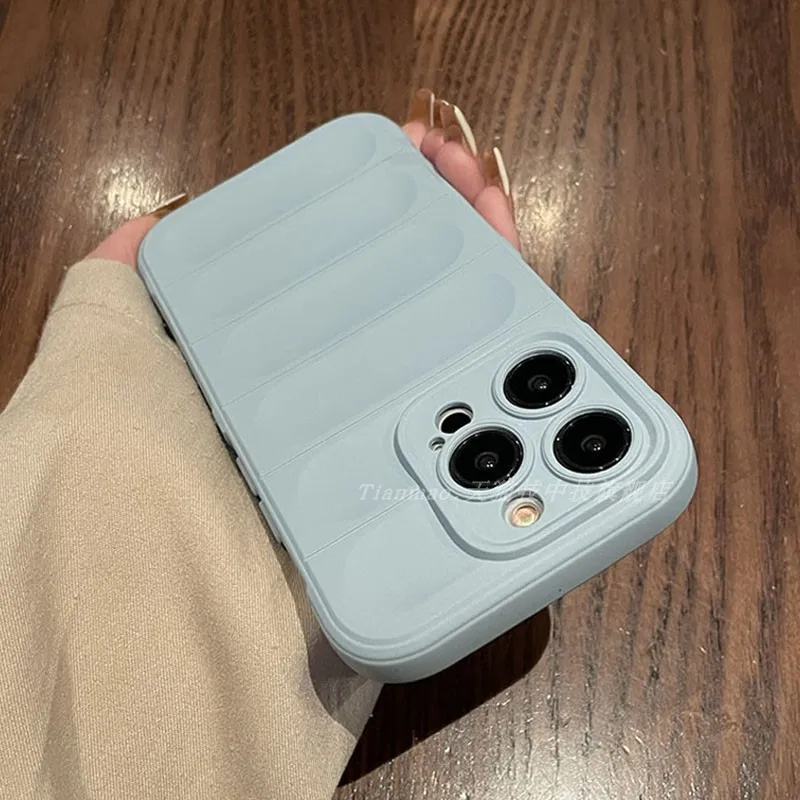 

Creative Phantom Shield Anti-Shock Light Blue for Apple 12pro Phone Case 11 Soft Case 11pro/xs/sr/sx max