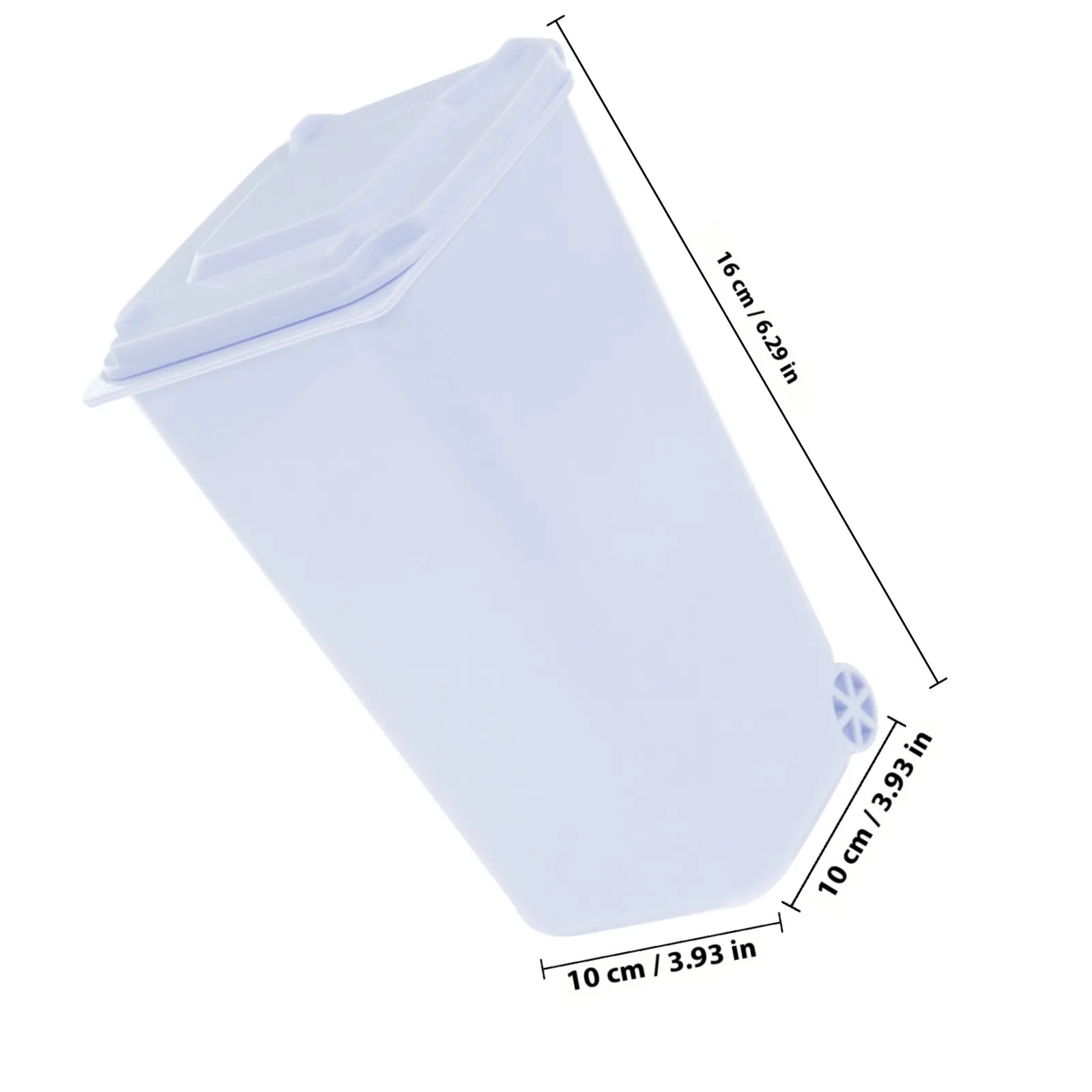 Mini Desktop Trash Can PP Material Compact Waste Bin for Desk Kitchen Bedroom Study Office Organizer Small Garbage Container Pen