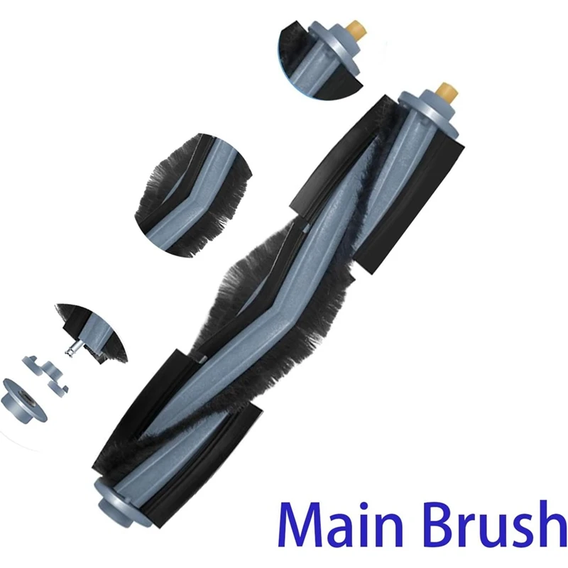 أجزاء مكنسة كهربائية روبوت Ecovacs ، فرشاة جانبية رئيسية ، فلتر Hepa ، خرقة Mop ، حقيبة غبار ، 75 ، T10 ، T10 Plus ، X1 Plus