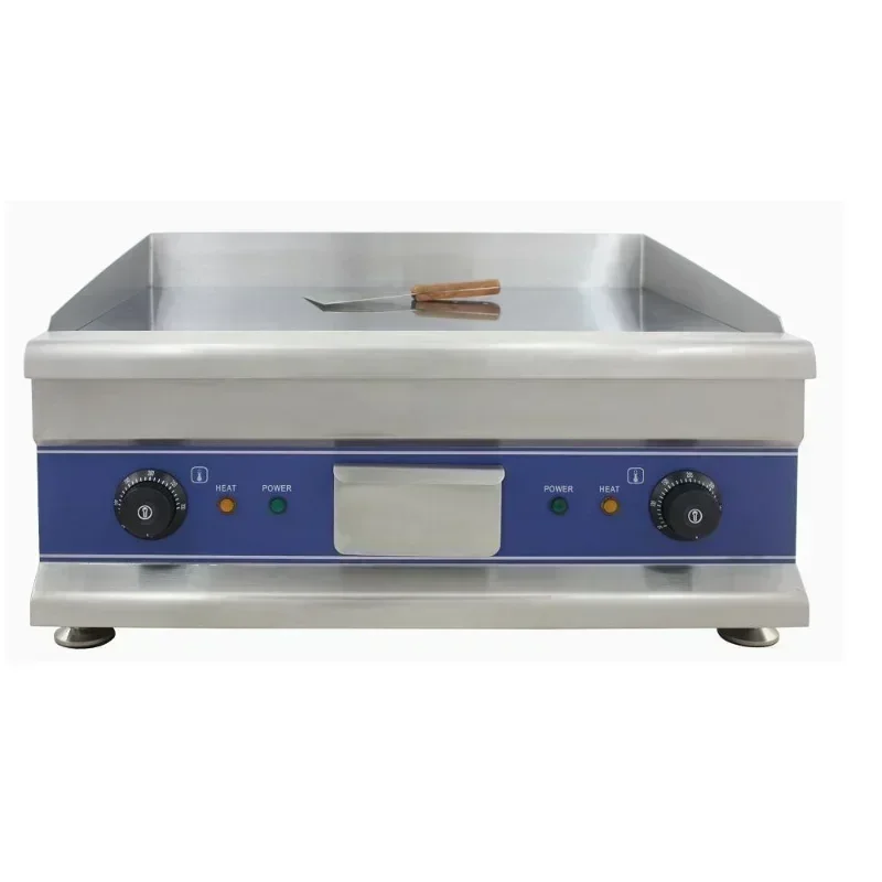 Commercial Tabletop stainless steel Electric griddle with cast iron heating flat plate or grill plate