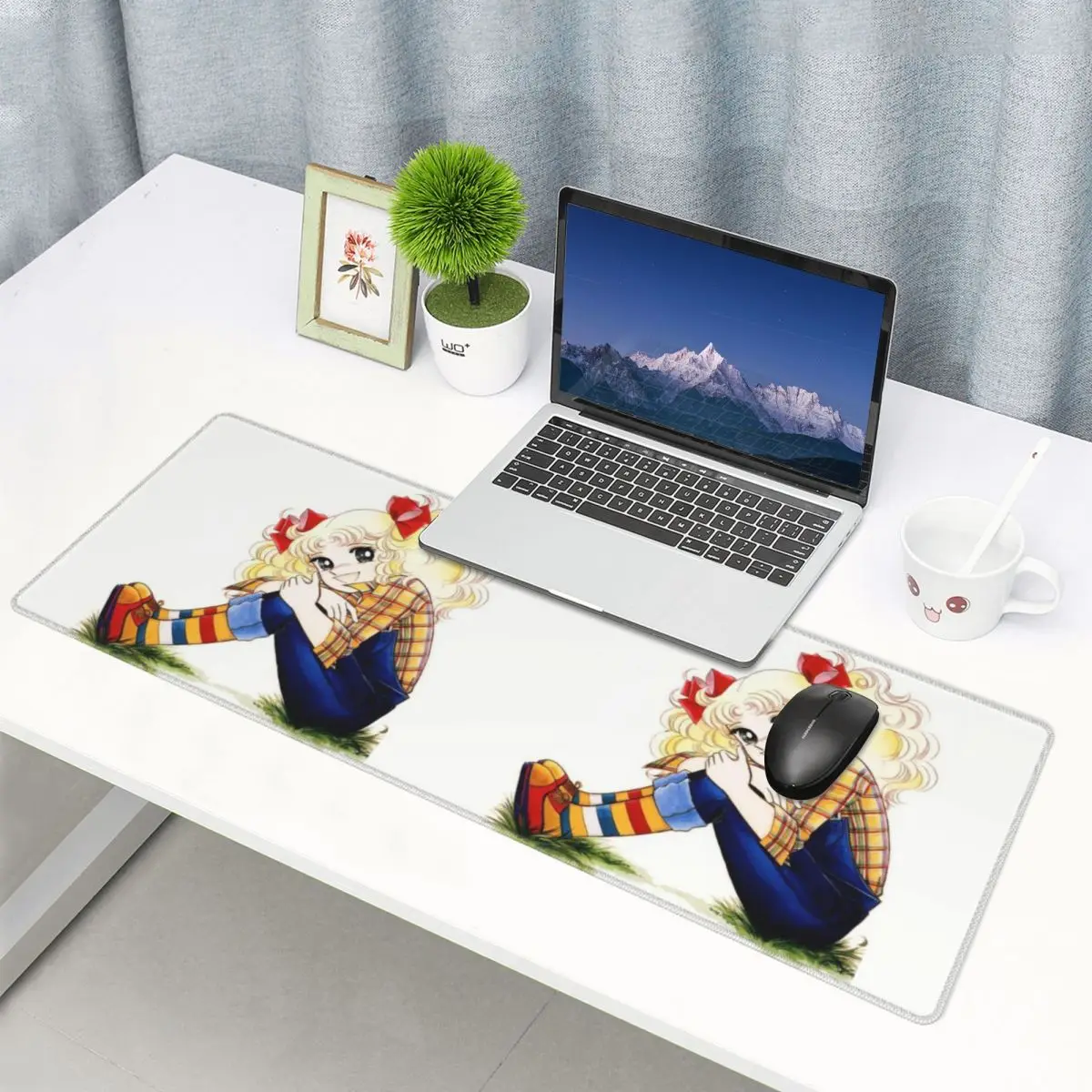 Large Mouse Pad Candy Candy Anime Manga Gamer PC Laptop Mats Keyboard Carpet Computer Gaming Office Accessories Desk Mat