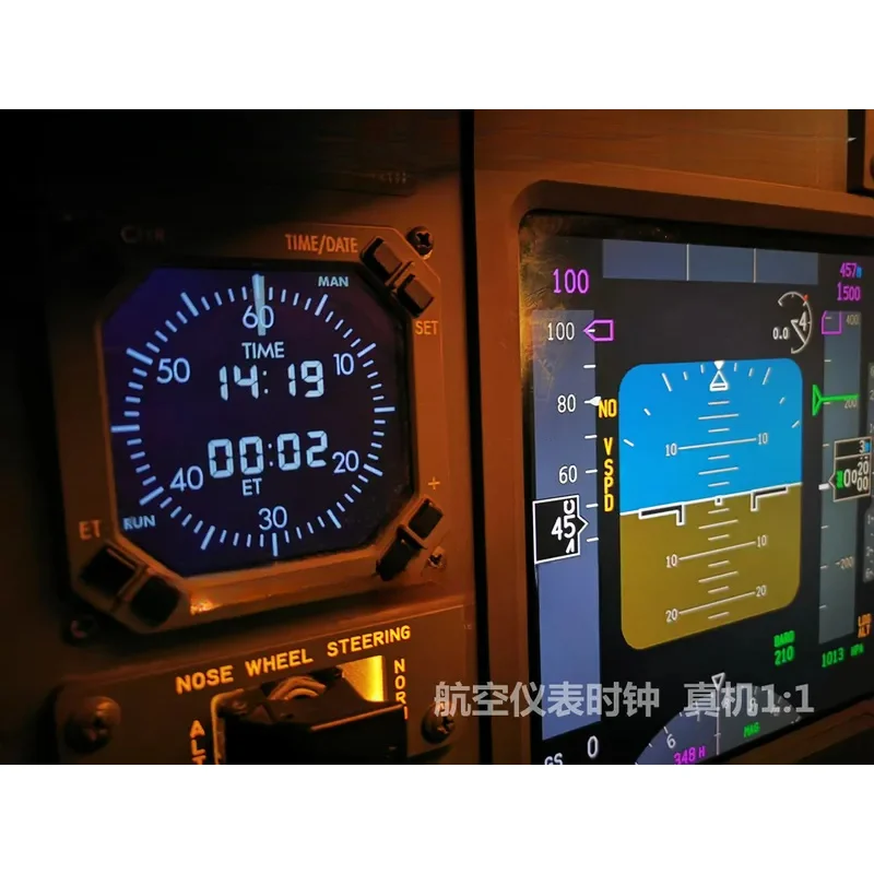 737 Simulator Aviation Instrument Alarm Clock Aircraft Simulation Speaker