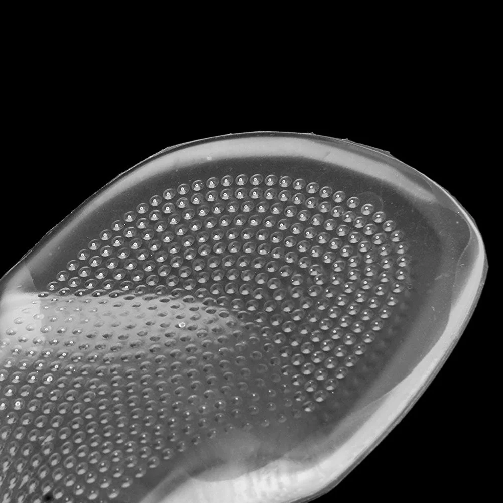 2Pairs Forefoot Cushions Gel Arch Support Pads Shoes Pain Relief Silicone Inserts Large Size Silicone Arch Pad