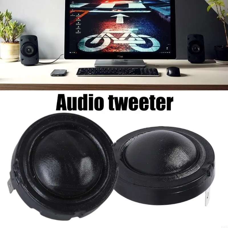 E1PF Enhancing Sound 25Core Fiber Membrane Tweeters Loudspeaker for Bookshelfs Home Speakers Detailed Sound Reproduction