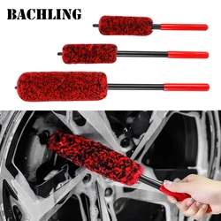 Auto Wheel Detailing Brush Bendable Wheel Woolies Three sizesCar Cleaning Tools for Rim Tire Cleaning Automobile Wheel Brushes