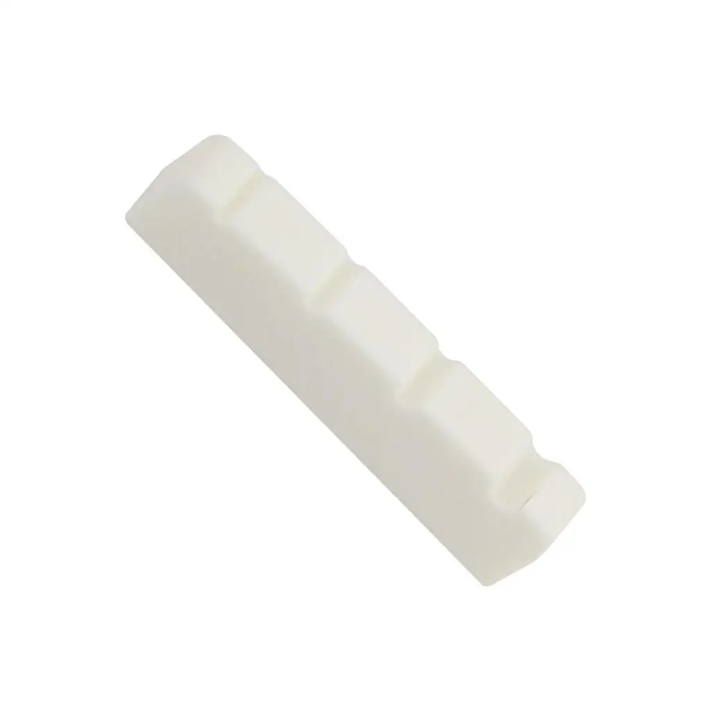Electric Bass Bone Saddle Nut Buffalo Material Four String Bridge Replacement for Musicians
