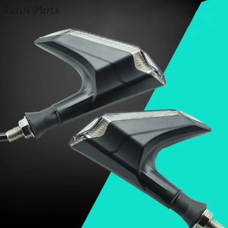 

57BA Pair Innovative Scythe LED Turn Lights Waterproof LED Lamps Offering Distinctive Look for Car Motorbike