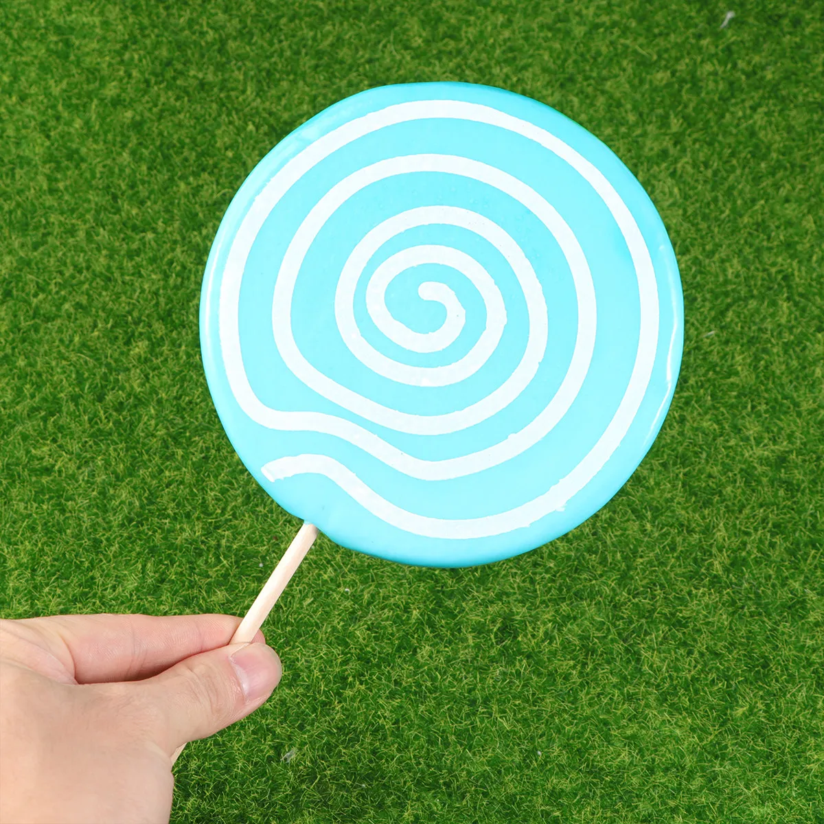 Simulation Lollipop Decoration Blue Realistic Design DIY Craft Supplies Photography Props Kids Creative Activities Family