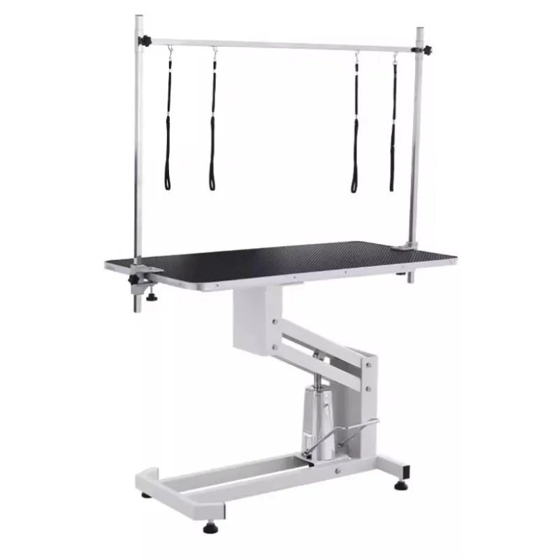 Free Delivery High Quality Large Dog Hydraulic Pet Grooming Table Non Slip Z-lift Heavy-duty Stainless Steel Frame Electric Pet