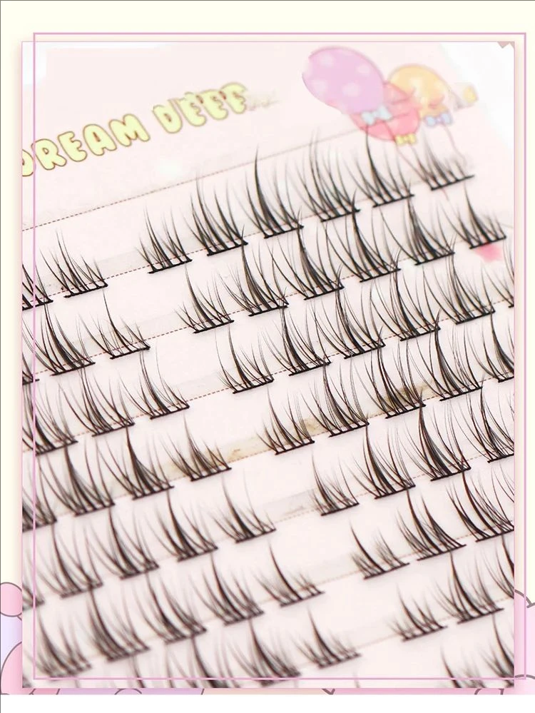 MJ 32Rows 만화 속눈썹 속눈썹 책 고품질 클러스터 속눈썹 Manhua 속눈썹 엘프 메이크업 스트랜드 속눈썹 Y2K 속눈썹 Extensi