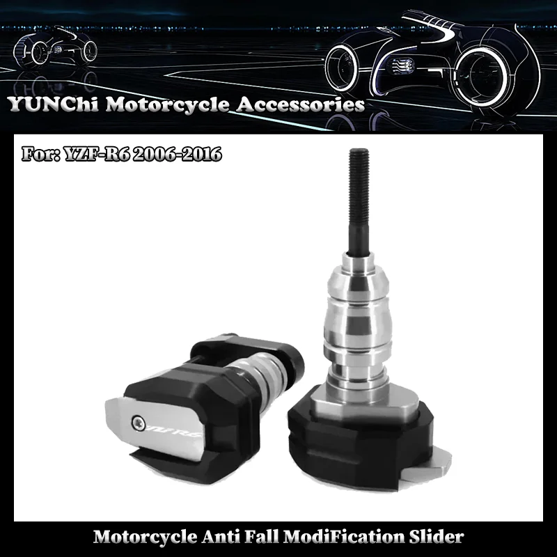 

For YAMAHA YZF-R6 YZFR6 YZF R6 2006-2016 2015 Motorcycle Falling Protection Frame Slider Fairing Guard Anti Crash Pad Protector