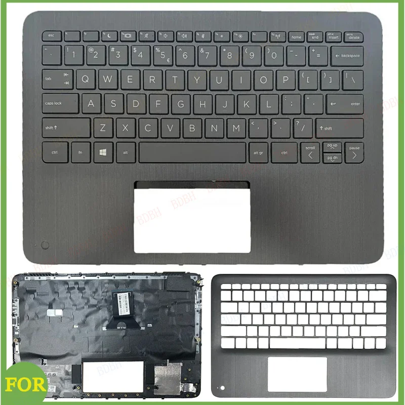 

НОВАЯ Оригинальная клавиатура США для ноутбука HP Probook X360 11 G5 G6 G7 EE, верхняя крышка корпуса (пальмрест), замена M03759-001 L83983-001