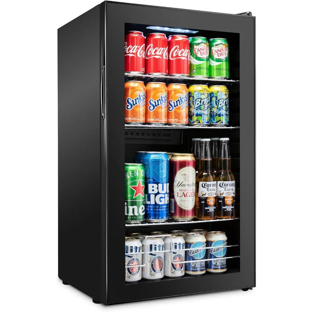 126 Can Beverage Refrigerator | Freestanding Ultra Cool Mini Drink Fridge