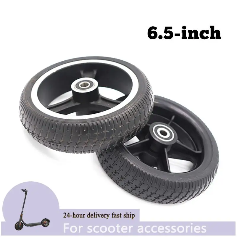 

6,5-дюймовое цельнолитое колесо с цельной шиной и алюминиевым/пластиковым диском для мини-электросамоката