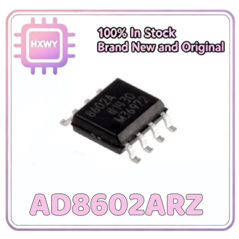 (10/50 Pieces) AD8602ARZ AD8602 SOIC-8 Operational Amplifier Factory Wholesale Cheap Electronic Component Fast Shipping