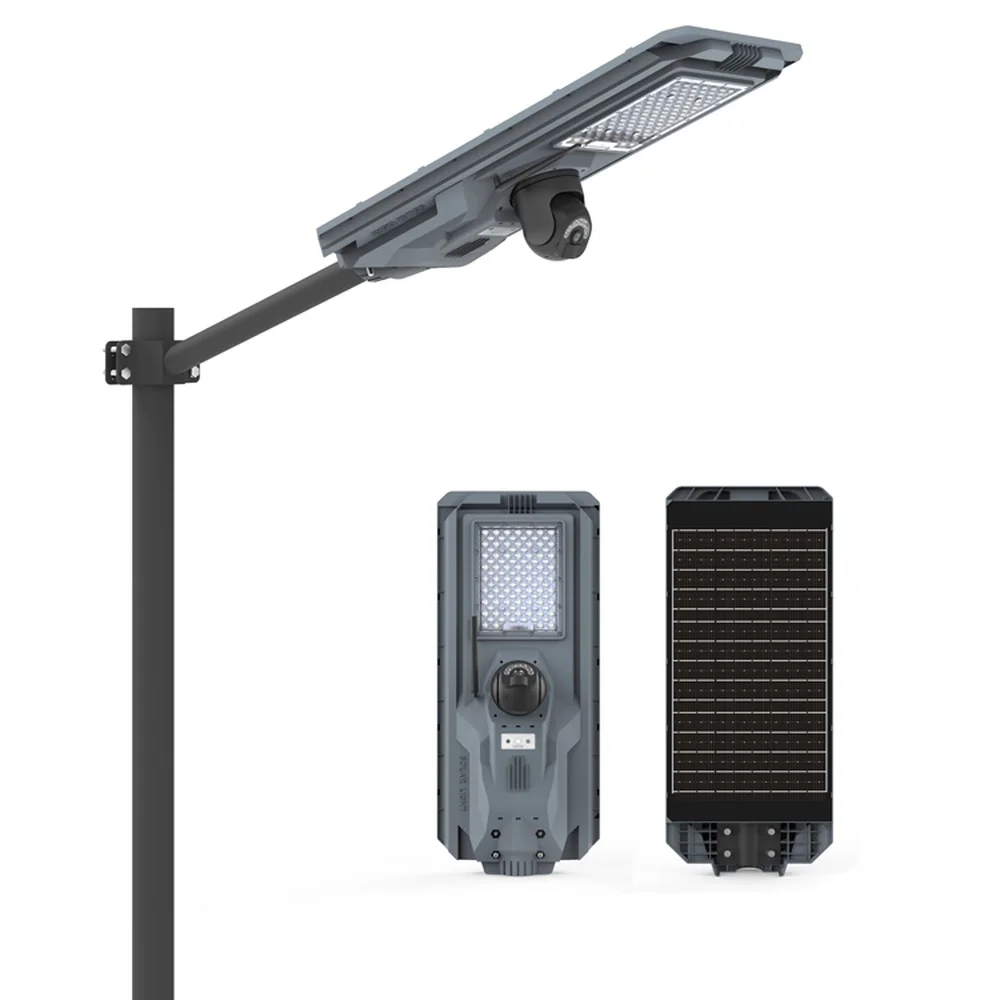 Load Shedding Solution CCTV Solar Street Light 1200W ABS Integrated 0 Electricity for Constant Home Security