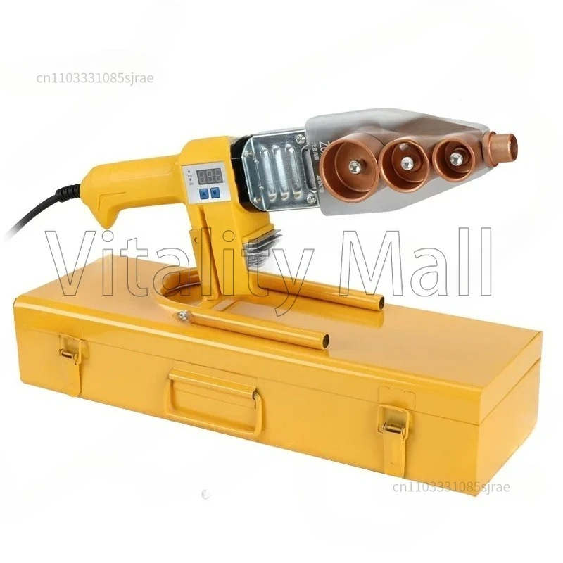 PB/PP/PE/PPR آلة لحام الأنابيب 600 واط-1000 واط أنبوب بولي كلوريد الفينيل سبيكة لحام البلاستيك لحام التدفئة أداة ذوبان الساخن 63/32 نوع جلخ