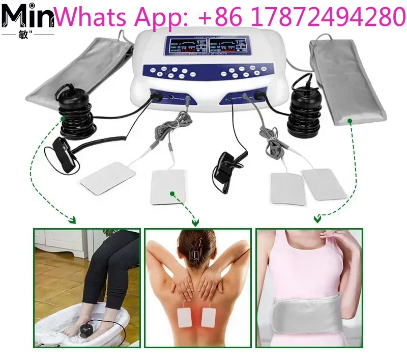 3 in 1 Ionic Detox Foot Spa Machine for Body Toxins Cleansing