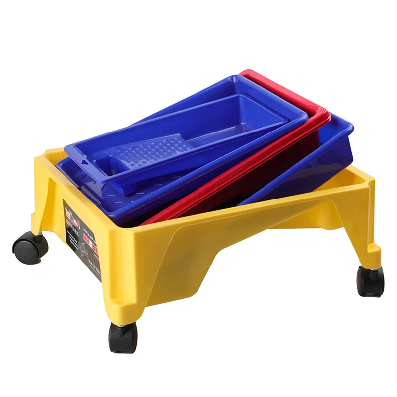 Blue/Black Plastic Large Capacity Pallets Pigment Mixing Container Drawing Tool Painting Props Paint Tray DIY Accessories