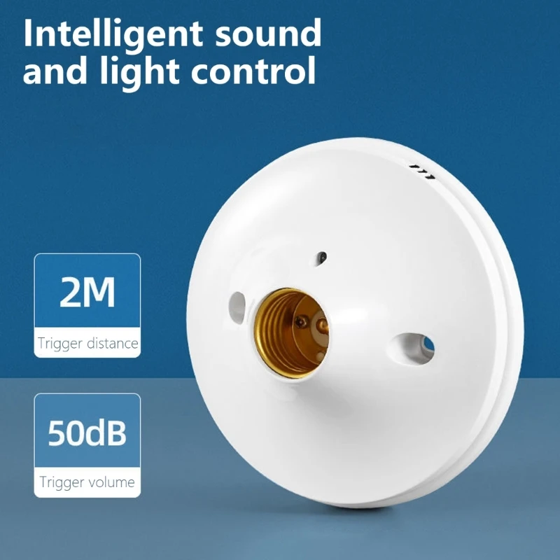 Delay Switches Voice Controlled Light Stand E27 Lamp Base For 110-220V Lighting Fixture Meet Various Lighting Needs