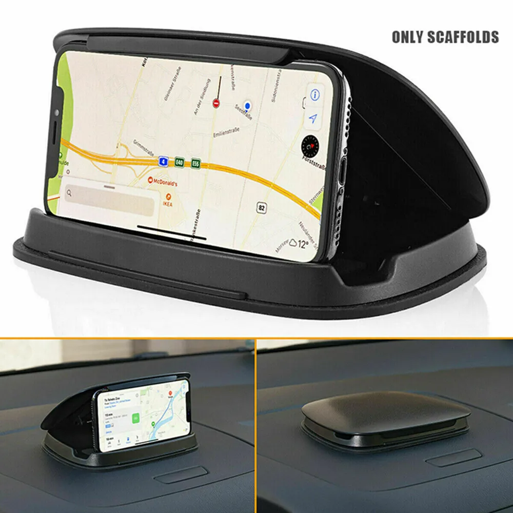 Universal Dashboard Panel Car Phone Holder Clip GPS Mount Stand Display Phone Accessories Support For Iphone Xiaomi Huawei