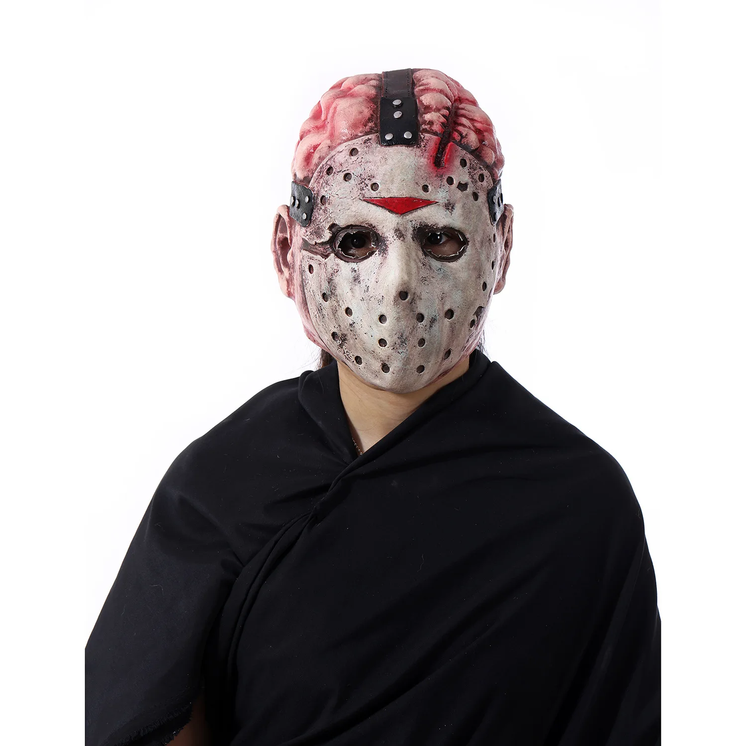 Cafele Jason Voorhees Friday The 13Th Horror Scary Mask Halloween Scary Masquerade Latex Mask Bloody Horror Cosplay Props