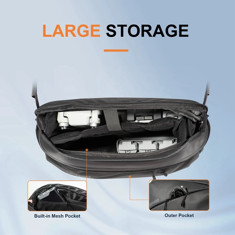 DJI 미니 3 2 SE 드론용 휴대용 크로스 바디 숄더백, DJI 미니 3 2 SE, OM 6/5/4, 고프로 Insta360 액션 카메라 가슴 팩