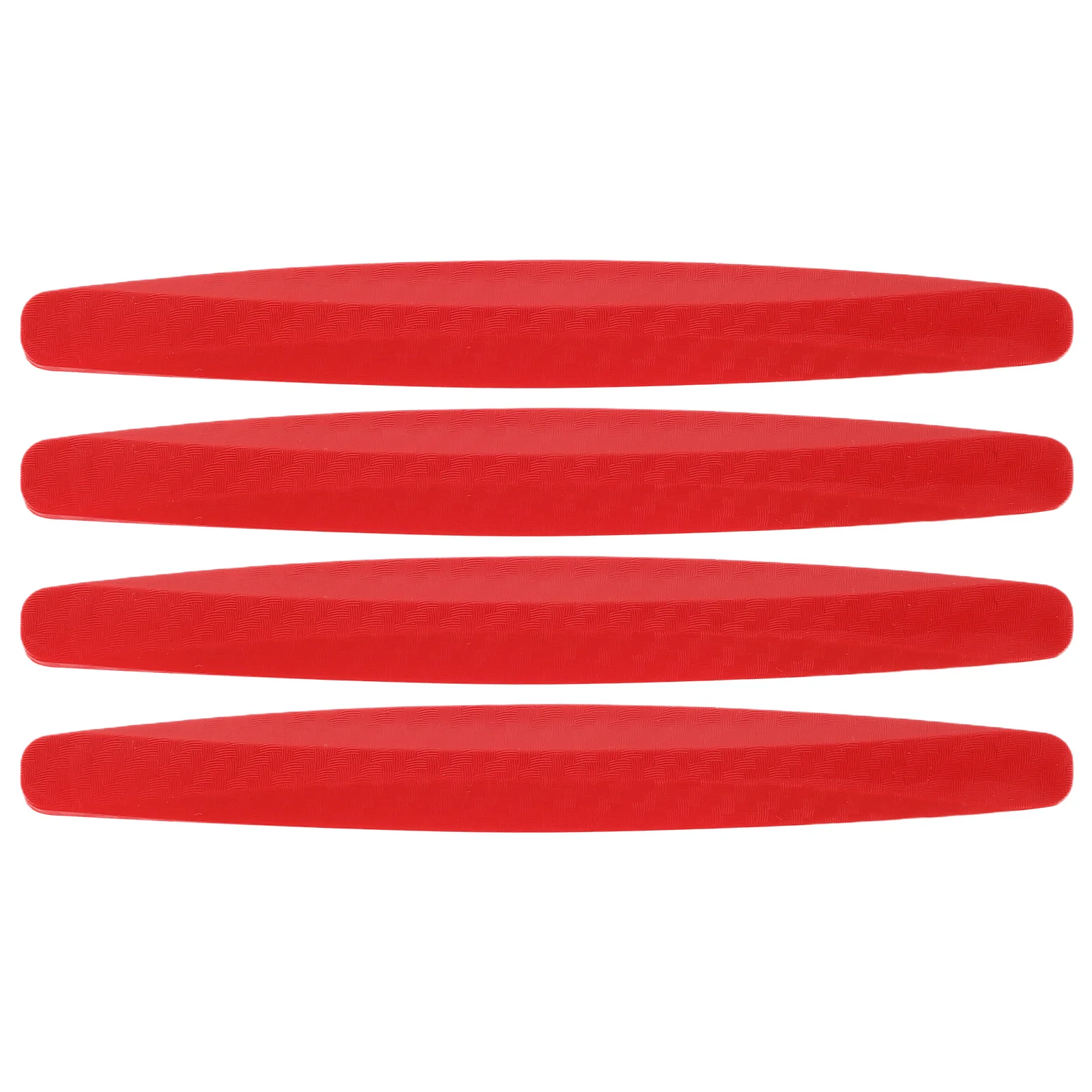 

4pcs Carbon Fiber Protective Strips Anti-scratch Bumper Protector PVC Door Edge Guards Window Side Panels Car Accessories