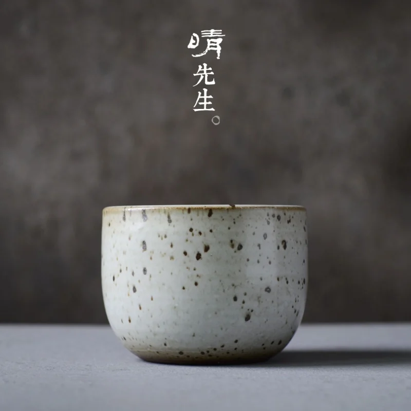 Mr. Qing Antique Color Stoneware Jianshui Tea Basin Tea Bowl Jingdezhen Japanese Dried Tea-Making Sets Tea Dust Porcelain Tea Te