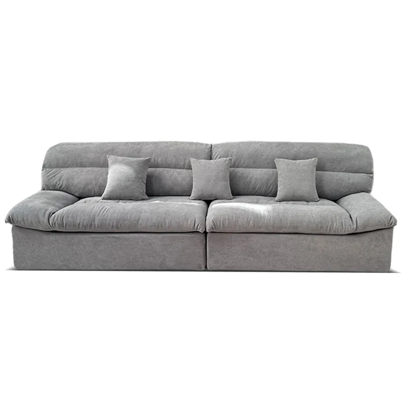 

Бескаркасный компрессионный диван-софа из ткани в форме восьмиугольника с одним сиденьем для гостиной, дизайн в современном минималистичном стиле