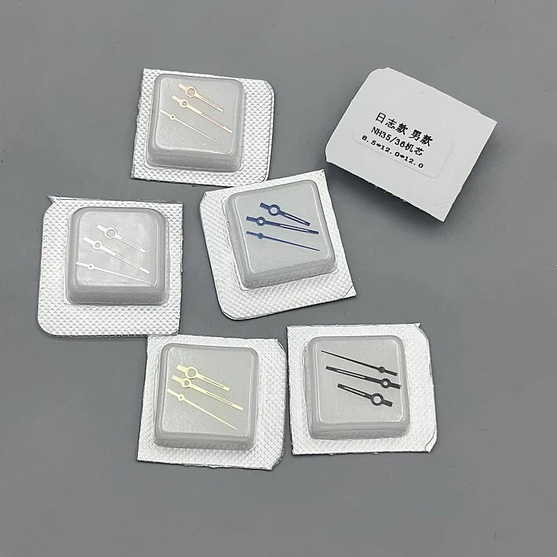 Watch Accessories Substitute For Datejust Three Pin NH35/36 Movements Luminous Hands Watch Hand 8.5*12.0*12.0mm