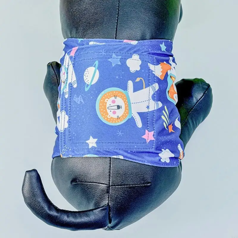 سراويل حفاضات الحيوانات الأليفة قابلة لإعادة الاستخدام قابلة للتنفس، تثبيت آمن للحيوانات الأليفة الصغيرة، تصميم قابل للغسل، #5