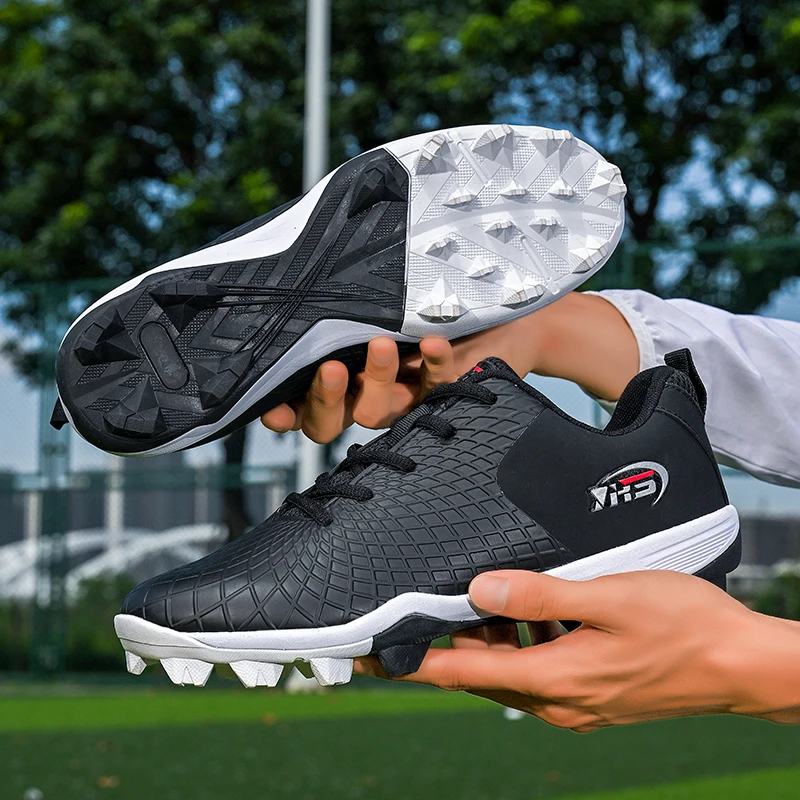 

New Arrival Baseball Shoes For Men Outdoor Lawn Court Mens Shoes Lace Up Man Baseball Shoe Low Top Walking Shoe Mens