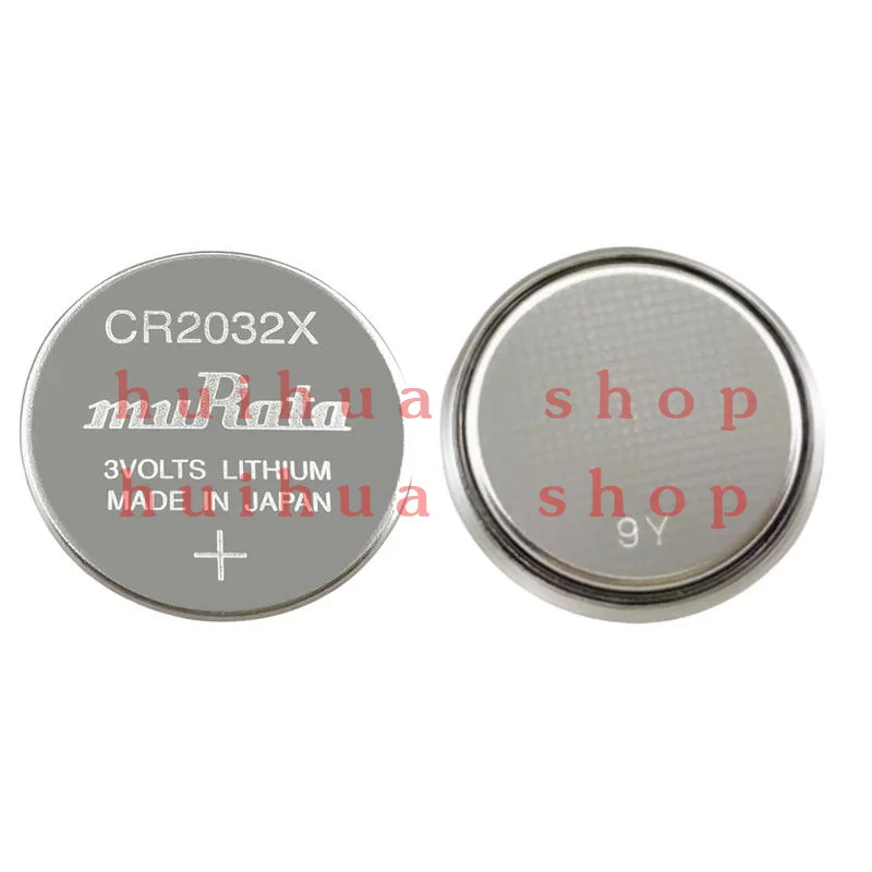 

2 шт. muRata CR2032X 3 В 220 мАч литиевая кнопочная батарея от -40 до 80 ℃ Медицинское оборудование с ЧПУ для шахтной трубы автомобильных шин, ПЛК, изготовленное в Японии