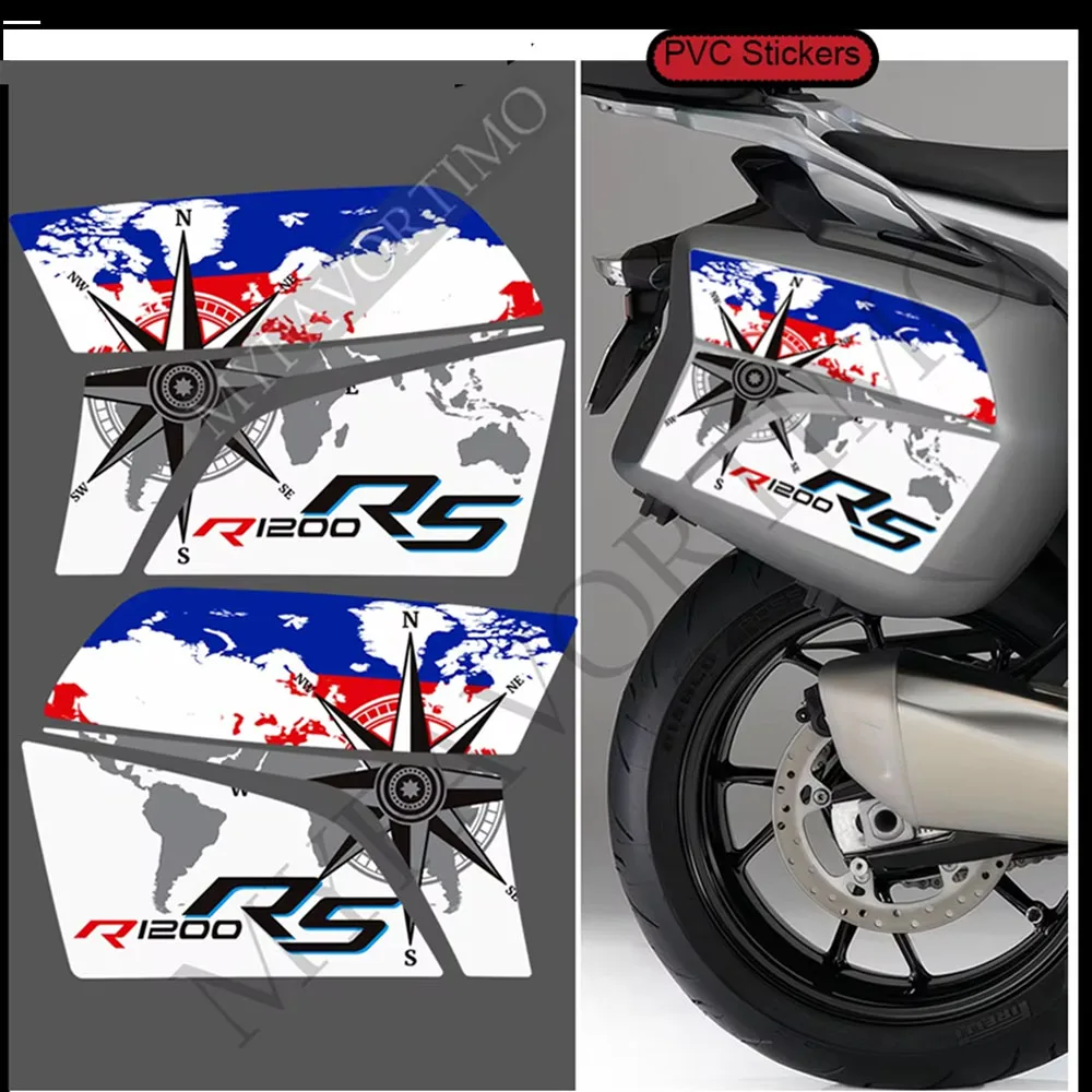 NEW For R1200RS R 1200 RS R1200 2015+ Motorcycle Trunk Luggage Anti-scratch decorative Protector Stickers Decals
